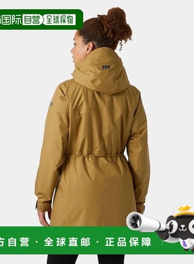 自营欧洲直邮Helly Hansen 女士驼色聚酰胺Westport保暖外套