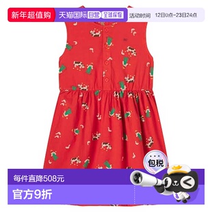 1h可退 香港直邮bobo choses 女童 Farm Adventure 印花棉质连衣