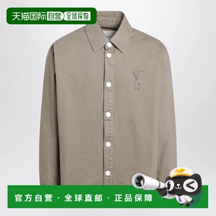 欧洲直邮Ami Paris 男士衬衫 UJK897UDE0126A036 SS2026 卡其色