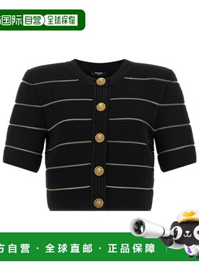 1h可退 香港直邮Balmain 短袖针织衫 GF0KL285KJ75