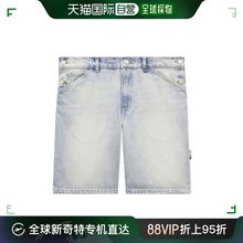 腰带环牛仔短裤 124DSH026DE0016 香港直邮Courreges