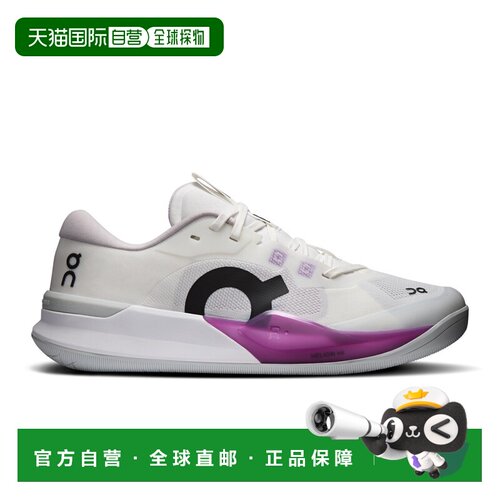 自营欧洲直邮On昂跑 THE ROGER Pro 3女士聚酯纤维网眼硬地网球鞋