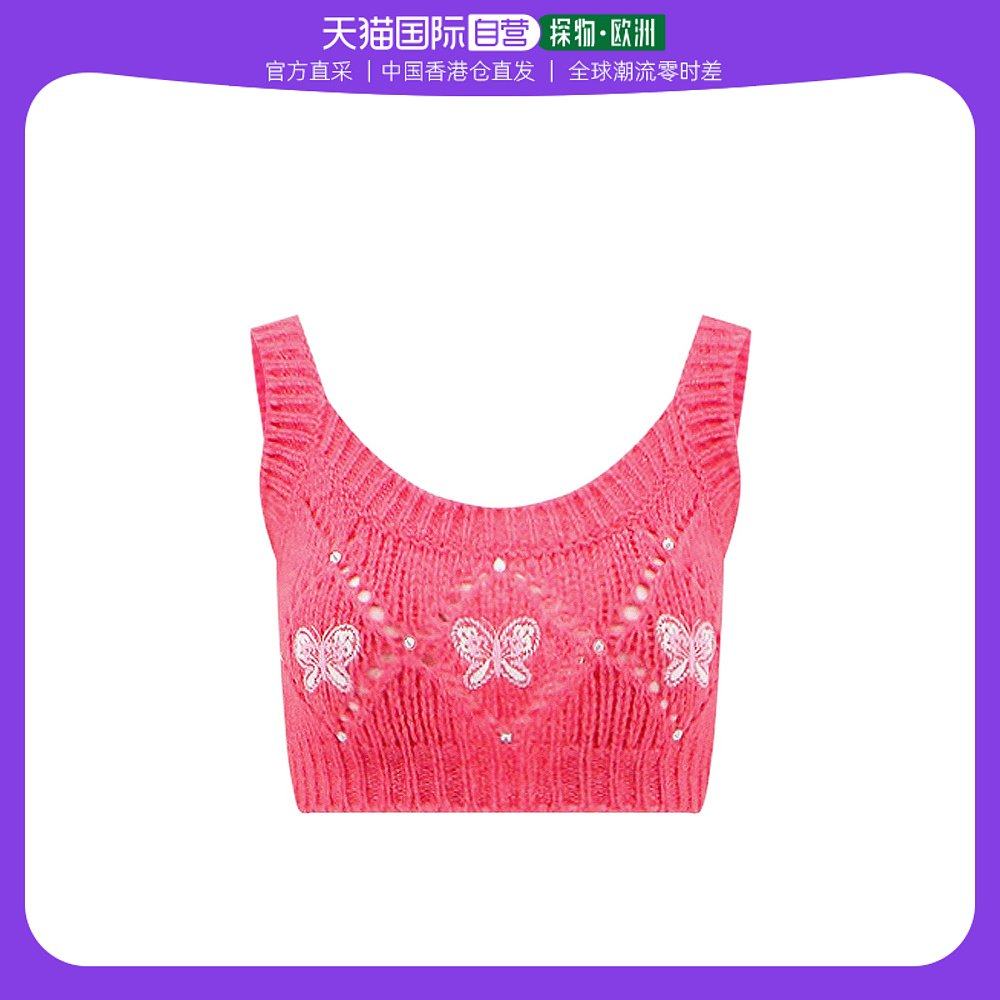 香港直邮alessandra rich 蝴蝶图案背心 fab3270