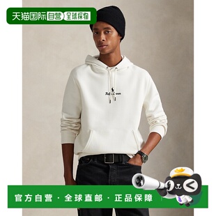 白色棉混纺logo刺绣连帽 男士 自营欧洲直邮Ralph Lauren拉夫劳伦