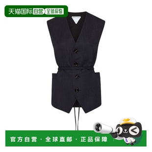 无袖 葆蝶家 束带条纹背心 Veneta 自营欧洲直邮Bottega