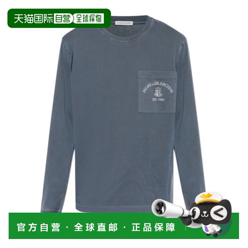 香港直邮Moncler 长袖T恤 L10918D0000189BAL
