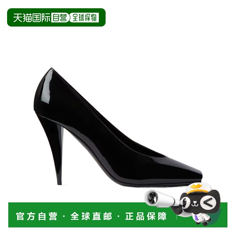 香港直邮Givenchy 漆皮切片方形高跟鞋 BE404CE1K6