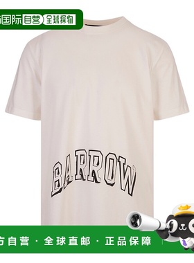 香港直邮Barrow 短袖T恤 F4BWUATH078高档舒适百搭减龄 高级感