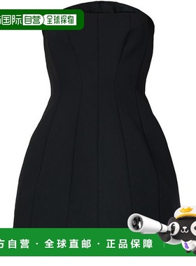 自营欧洲直邮MAXMARA麦丝玛拉 Betel女士黑色聚酰胺露肩无袖短款