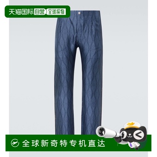 佩斯利真絲闊腿褲 香港直郵Etro 艾特羅 男士 000294直筒