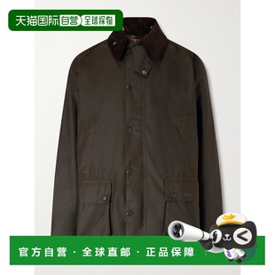 1h可退 barbour 巴伯尔 男士 Bedale 灯芯绒饰边打蜡棉质