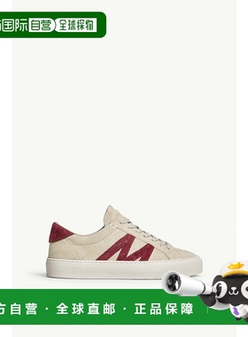 欧洲直邮MONCLER (2025新品) Monaco2 皮革板鞋运动鞋