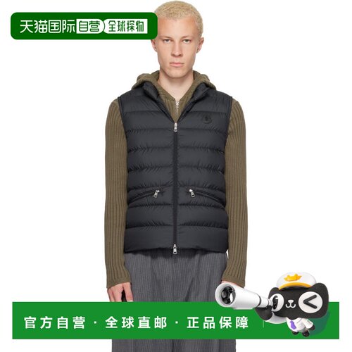 1h可退 香港直邮Moncler 盟可睐 男士 黑色 Treompan 羽绒马甲 L2