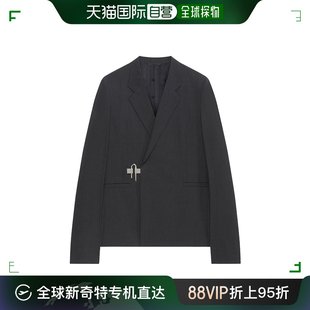 修身 香港直邮Givenchy 男士 外套 纪梵希 挂锁开合西装