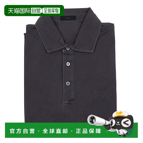 1h可退 欧洲直邮FAY 男士T恤 NPMB252143TUY1B600 SS2026 灰色 FA