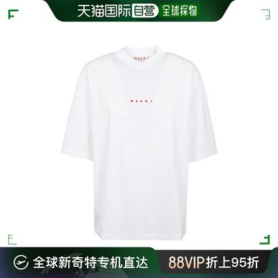 香港直邮Marni 正面徽标T恤 THJE0263P1USCS87L1W0