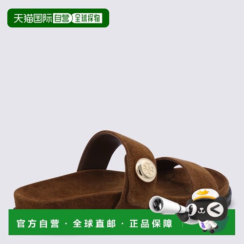 香港直邮TORY BURCH 女士拖鞋 183266288 SS2026 棕色 Low sandal