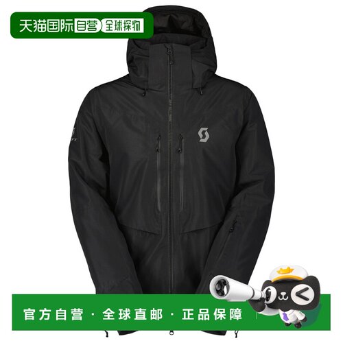欧洲直邮SCOTT 男士户外冲锋衣 0047073BLACK CO 黑色夹克