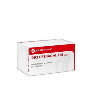 欧洲直邮ALIUD Pharm双氯芬酸100mg关节炎痛风风湿镇痛止痛抗炎10