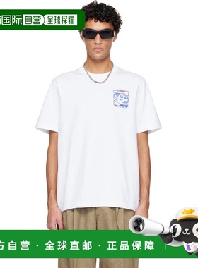 1h可退 香港直邮Casablanca 男士 白色 Heat Map Logo T 恤 MSP26