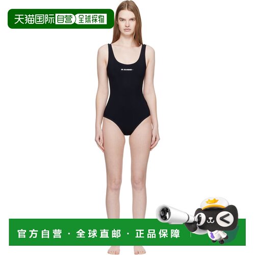 香港直邮Jil Sander 吉尔 桑达 女士 黑色连体泳衣 J40SD0104J200