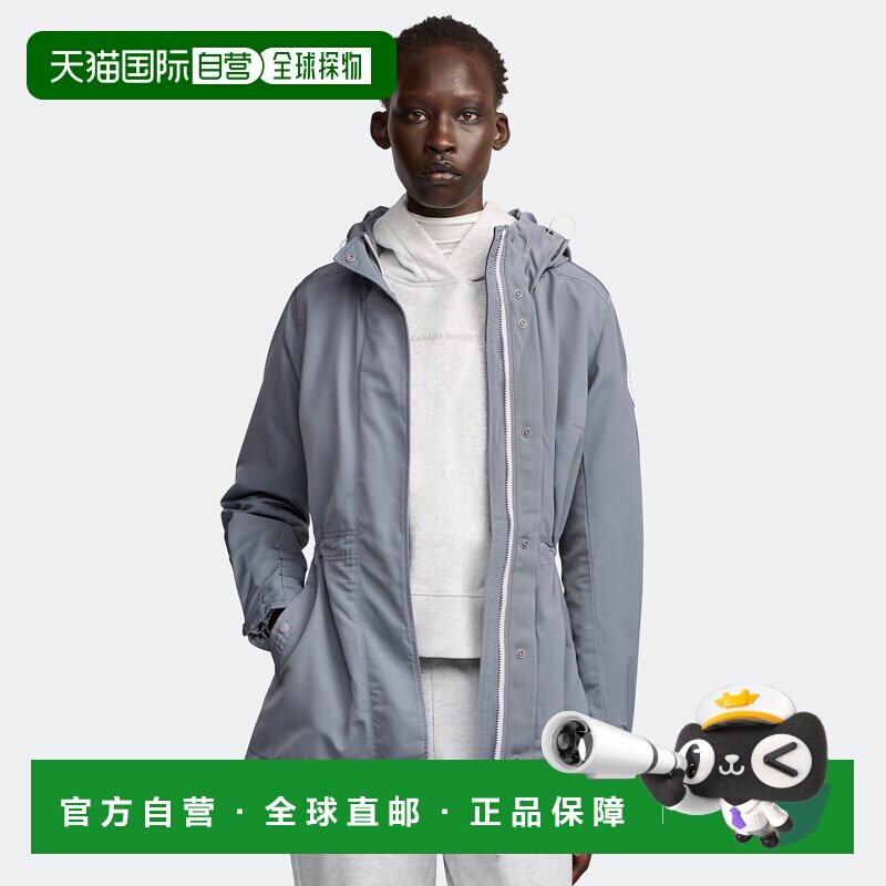 欧洲直邮自营Canada Goose加拿大鹅 女士聚酯纤维连帽轻便风衣夹