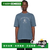 香港直邮Moncler Cotton 盟可睐 蓝色 1h可退 Print 男士 Logo