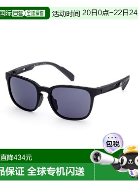 1h可退 香港直邮Adidas 男士 SP0033 02A 运动太阳镜 SP003302A