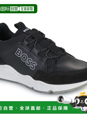 欧洲直邮BOSS雨果博斯童鞋低帮板鞋J52555