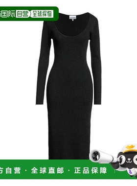 1h可退 香港直邮GANNI 甘尼 女士 Office 连衣裙 green绿色 舒适