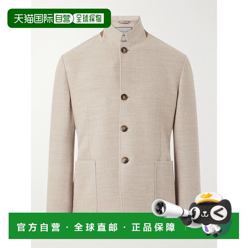 香港直邮Canali 康钠丽 男士 羊毛西装外套 FF0576931020702