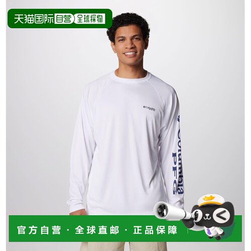 自营欧洲直邮Columbia PFG Terminal Tackle男士印花长袖T恤