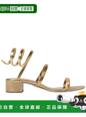 香港直邮Rene Caovilla 螺旋蛇链高跟凉鞋 C11959040NA01