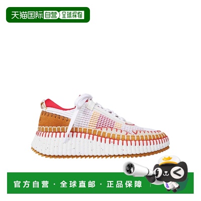 香港直邮Chloe 圆头系带运动鞋 C22S579Y0蔻依正品品牌休闲百搭