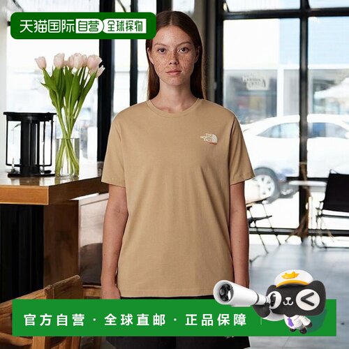 自营欧洲直邮北面德国Redbox女士T恤TheNorthFace新款纯棉