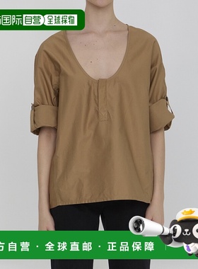 1h可退 欧洲直邮SAINT LAURENT 女士衬衫790080Y7I172495