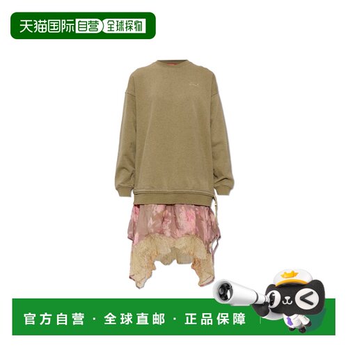 香港直邮DIESEL 女士连衣裙A字裙 AW2026 DORELYA222400SJBS5LEA