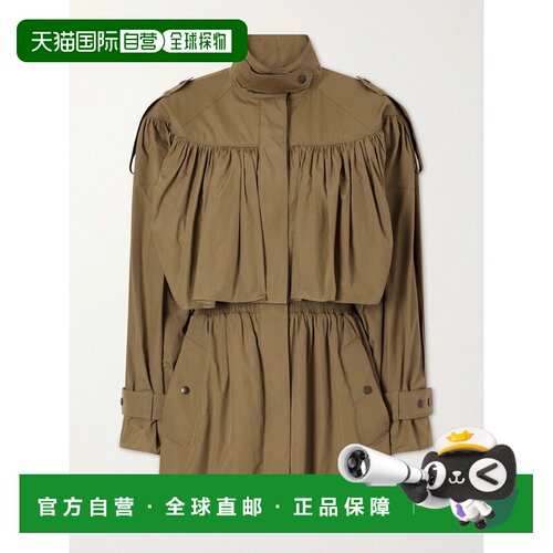 Chloe 蔻依 女士 高领褶皱夹克 CH26UMA05144外套【付后1h可退】