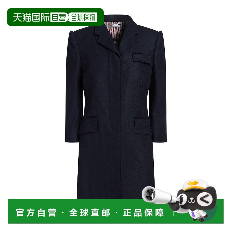 1h可退 香港直邮Thom Browne 汤姆 布朗 女士 大衣 blue蓝色 舒适