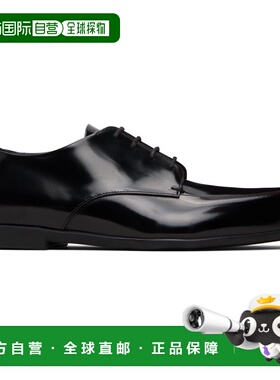 1h可退 香港直邮Jil Sander 吉尔 桑达 女士 黑色系带德比鞋 J15W