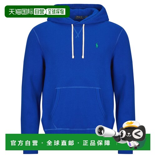 欧洲直邮Polo Ralph Lauren拉夫劳伦衣服男套头运动衫卫衣蓝色SWE