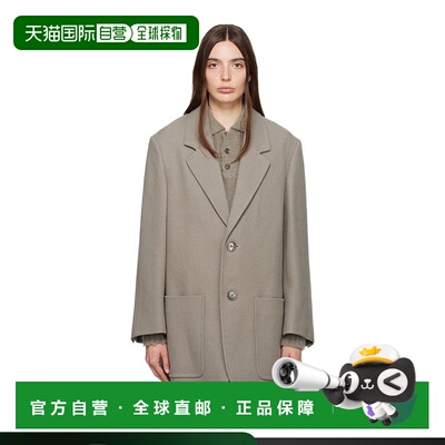 香港直邮Ami Paris 两粒扣西装外套 FCO217WV0016.羊毛