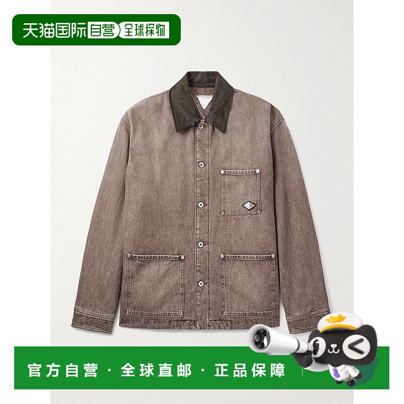 1h可退 香港直邮Bottega Veneta 葆蝶家 男士 Logo-Appliqued 山