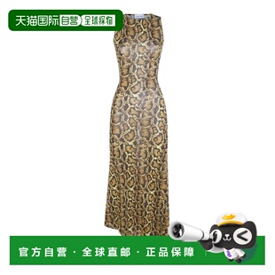 黄色粘胶纤维连衣裙 女士 WDR481ACJER0108 Serre 香港直邮Marine