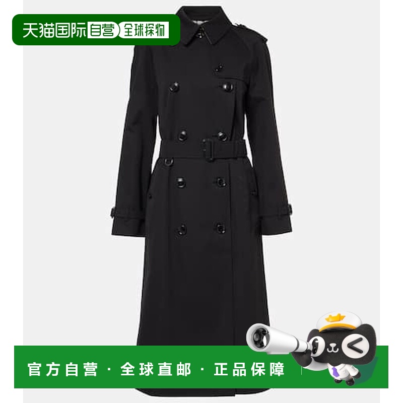 1h可退 香港直邮Burberry 巴宝莉 女士 Waterloo 棉质华达呢风衣