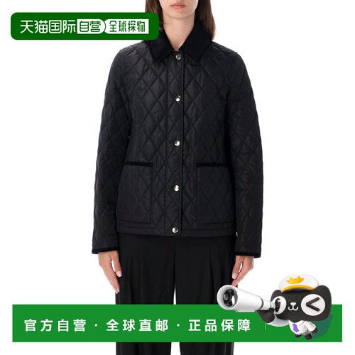 香港直邮Burberry 巴宝莉 女士 長袖絎縫夾克 810 【付后1h可退】