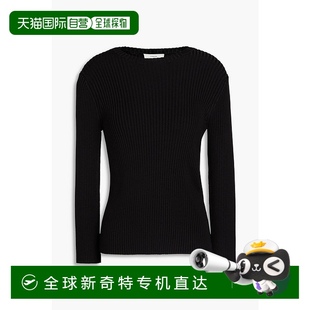 V957979427 1h可退 罗纹针织毛衣 香港直邮VINCE black黑色 女士