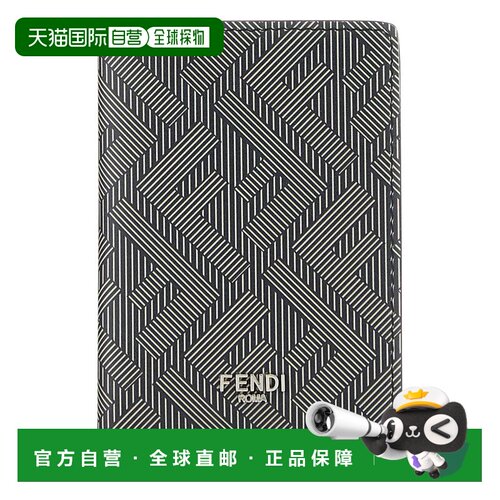 1h可退 欧洲直邮FENDI 男士钱包 7M0349AP16F1QCG AW2025 灰色 Sh