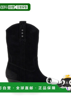 欧洲直邮ASH 女士靴子 HOOPER02BABYSOFTBLACK短靴女靴