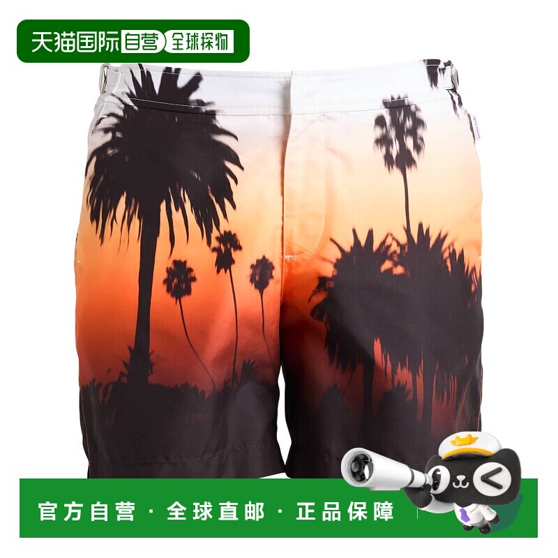 香港直邮Orlebar Brown 男士 泳裤 orange橙色 舒适时尚短裤